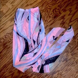 Pucci-esque Art Deco Print Tights